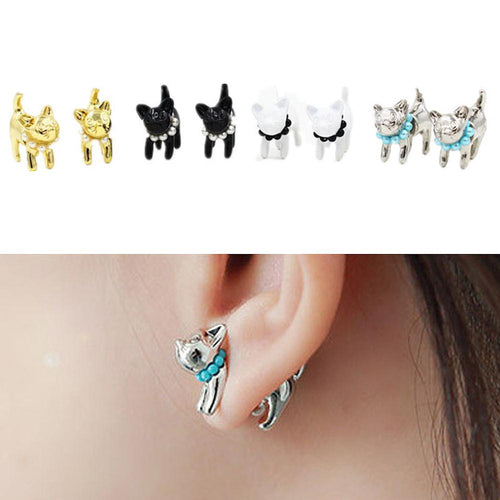 CAT STUD EARRING