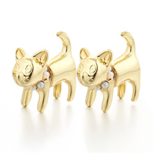 CAT STUD EARRING